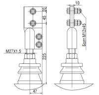630 кВА зажим контактный НН