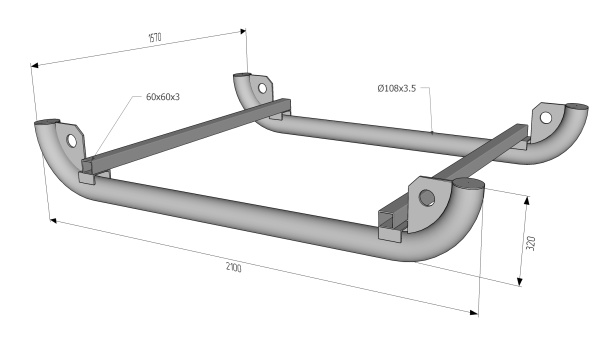 Салазки для подстанции серии мКТПН
